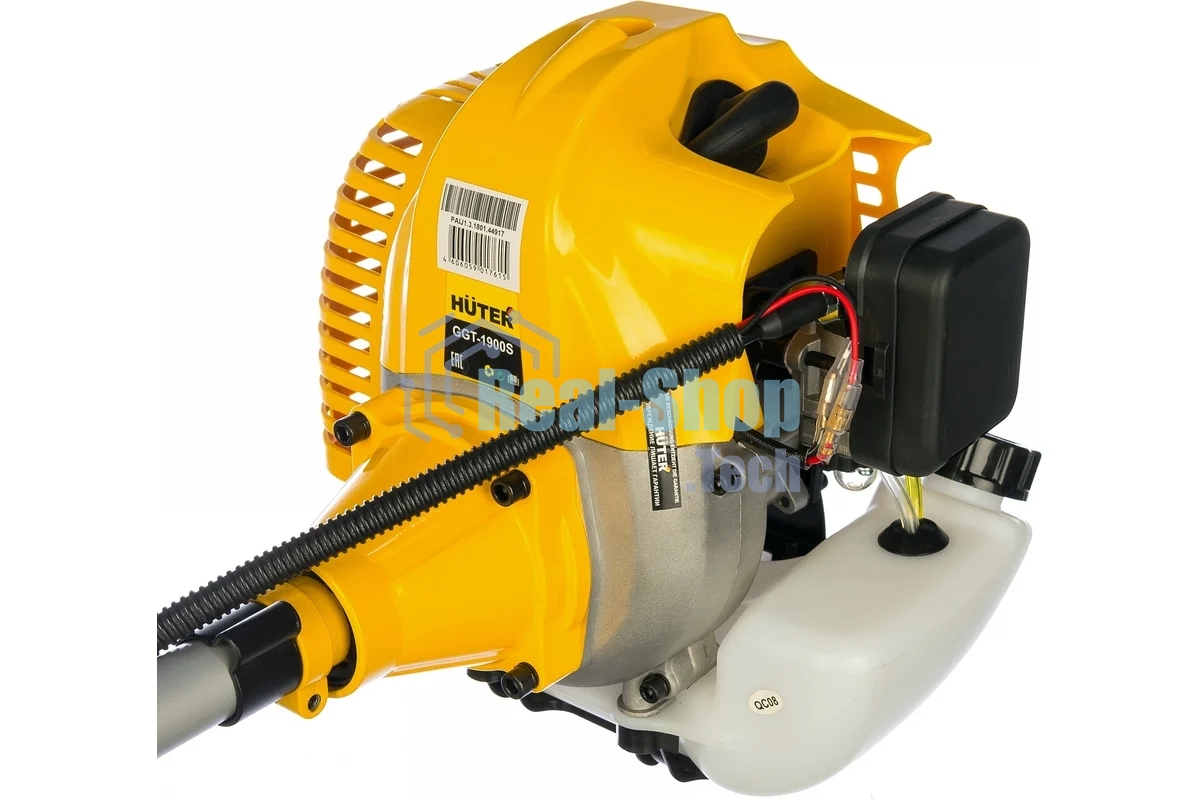 Бензиновый триммер Huter GGT-1900S 2-х тактный, 1,9 кВт, ширина 255мм, бак 700мл, 7кг