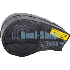 Картридж ленточный Cactus CS-M21-500595YL черный шрифт, желтый фон (12.7 мм, 6.4 м) для Brady BMP21-PLUS, BMP21-LAB