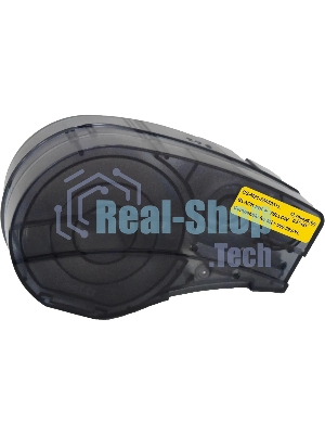 Картридж ленточный Cactus CS-M21-500595YL черный шрифт, желтый фон (12.7 мм, 6.4 м) для Brady BMP21-PLUS, BMP21-LAB