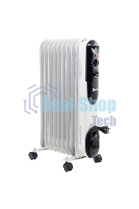 Обогреватель масляный MTX OCH-2000, белый, 2000 Вт, 20 м2, термостат