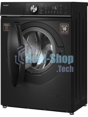 Стиральная машина Weissgauff WM 4106 D Black Edition черный, загрузка фронтальная 6 кг, 1000 об/мин, класс: А