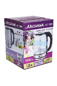 Чайник электрический АКСИНЬЯ КС-1005 черный