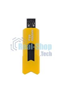 Флешка USB R/W Flash USB 2.0 Flash Drive 64Gb Smartbuy STREAM Yellow (SB64GbST-Y)