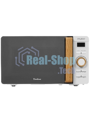 Микроволновая печь Tesler ME-2044 белый/черный, 20 л, 700 Вт, переключатели - кнопки, поворотный механизм