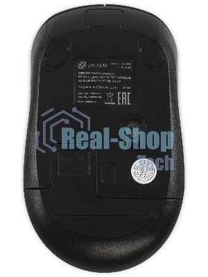 Мышь беспроводная Oklick 310MW черный/красный, 3200 dpi, радиоканал, USB, кнопки - 4