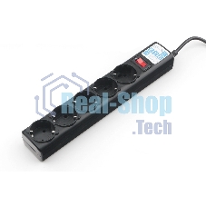 Сетевой фильтр Powercube SPG5-С2 1.9 м, 5 розеток, черный, коробка