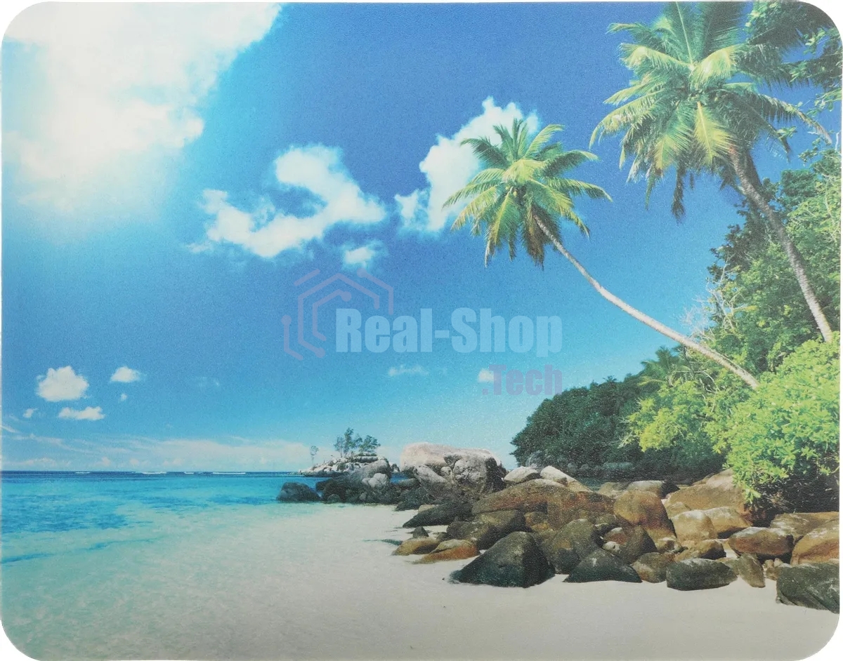 Коврик для мыши Buro BU-M10012 рисунок/пляж