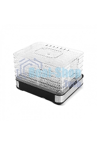 Сушилка для овощей и фруктов BQ FD1003 Black-Steel, Мощность 420 Вт