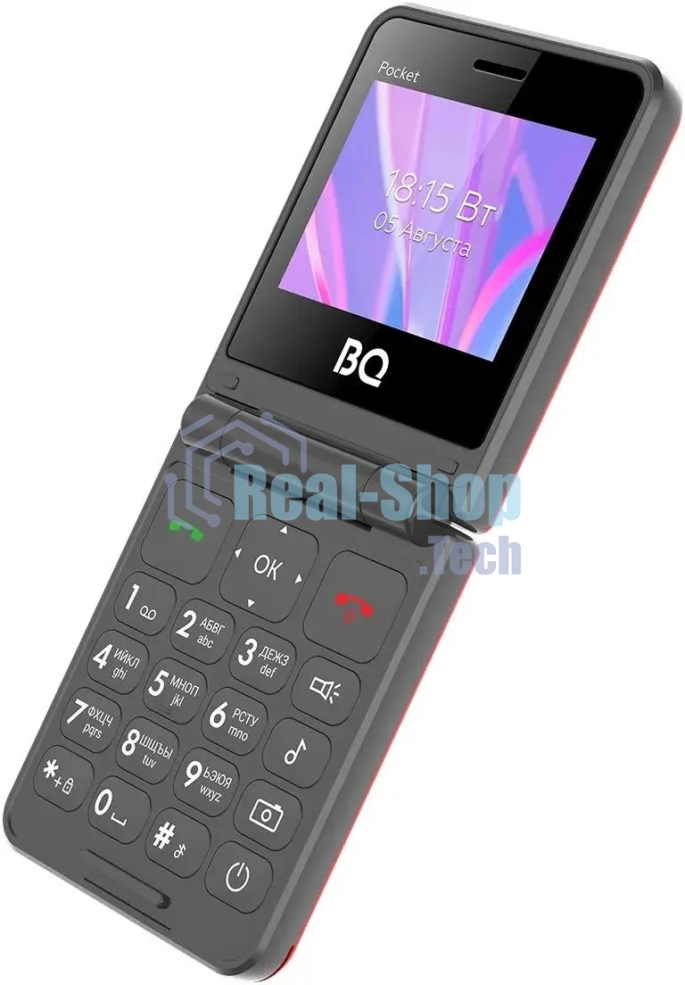 Мобильный телефон BQ 2456 Pocket красный