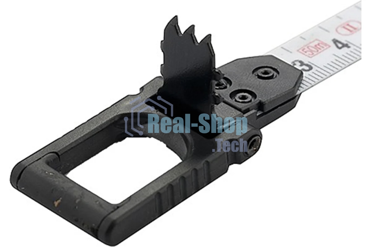 Рулетка геодезическая Gross 31480 50 мх13 мм откр. корп. металл. лента super-нейлон двуст. шкала