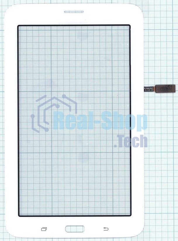 Сенсорное стекло (тачскрин) для Samsung Galaxy Tab 3 Lite 7.0 SM-T114, белое