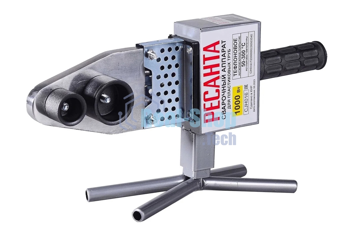 Сварочный аппарат для пластиковых труб Ресанта АСПТ-1000А раструбная (без кейса)