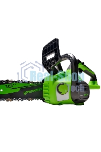 Цепная пила аккумуляторная GreenWorks G24CS25K4, 24V, 25 см, c АКБ 4А·ч и ЗУ (2007707UB)