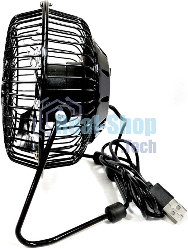 Вентилятор бытовой настольный Rix RDF-1501USB 4 Вт, черный