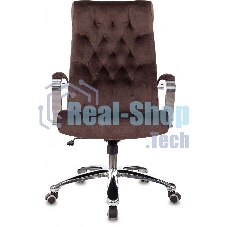 Кресло Бюрократ T-9928SL Fabric Italia 6 коричневый, ткань