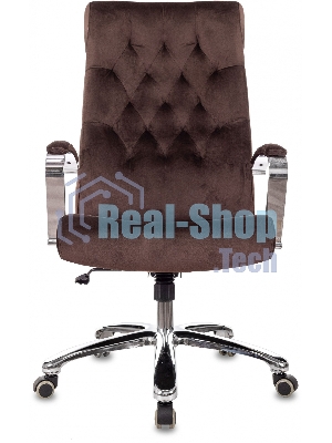 Кресло Бюрократ T-9928SL Fabric Italia 6 коричневый, ткань