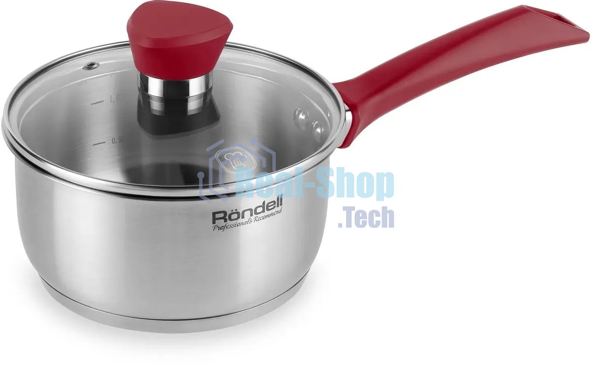 Набор 6 предметов (кастрюли 18, 20, ковш 14) Rondell (ST) RDS-817 Strike