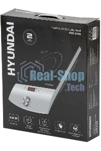 Плита настольная электрическая Hyundai HYC-0102 серебристый/черный стеклокерамика