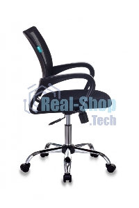 Кресло компьютерное Бюрократ CH-695N/SL/BLACK спинка сетка черный TW-01, сиденье черный TW-11, крестовина хром