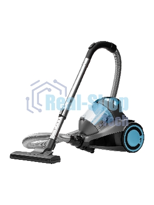 Пылесос Galaxy Line GL 6224 серый/голубой, 300/2400 Вт, уборка сухая, пылесборник контейнер, 2 л