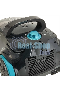 Пылесос DELTA LUX DL-0836 черный с бирюзовым