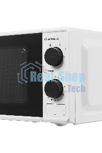 Микроволновая печь Hyundai HYM-M2041 белый, 20 л, 700 Вт, переключатели - поворотный механизм