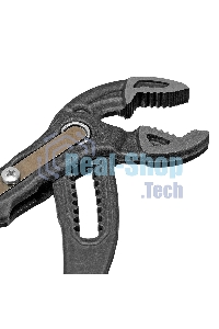 Клещи переставные Denzel кнопочный механизм, обливные рукоятки, 250 мм