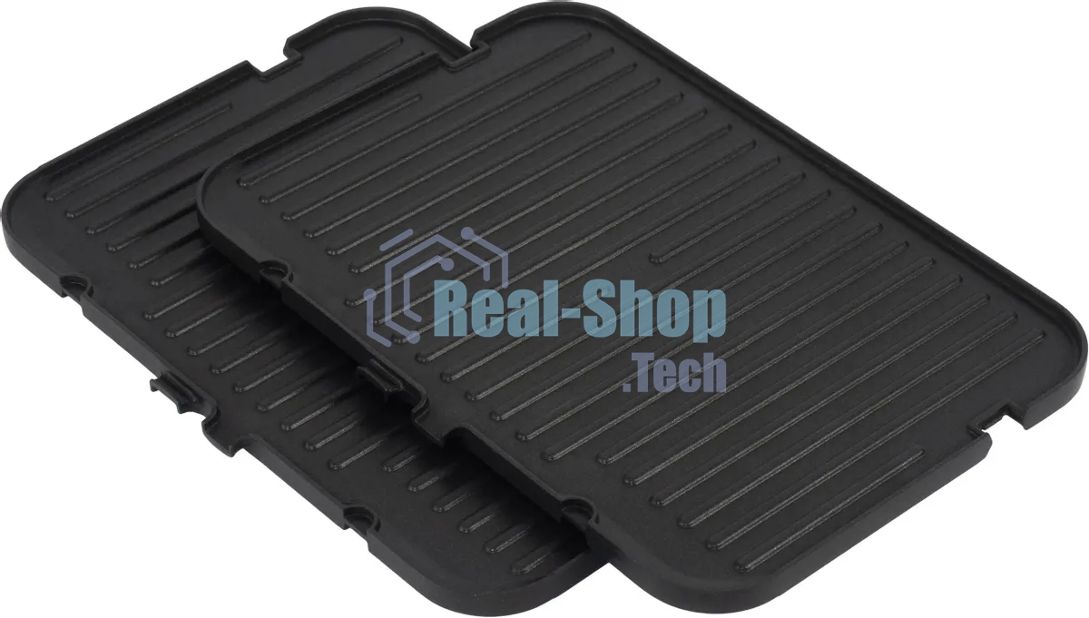 Гриль электрический Hyundai HYG-5020 2000Вт серебристый/черный