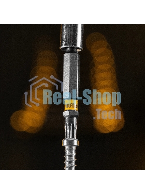 Набор бит Denzel TORX 25х50, сталь S2, шестигранный профиль, 10 шт.