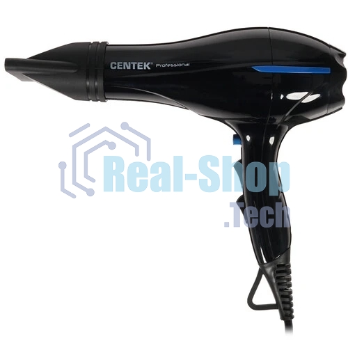 Фен Centek CT-2227 Professional черный, 2200 Вт