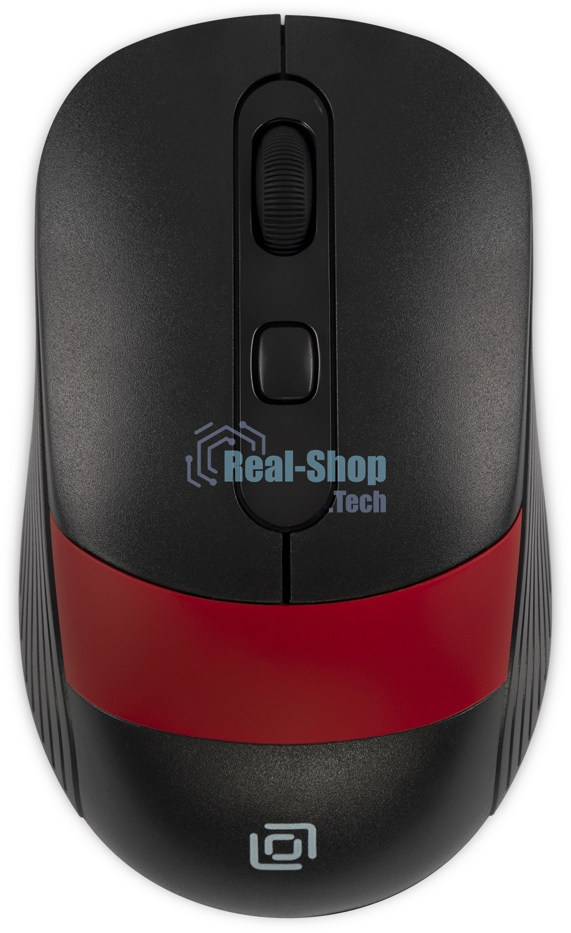 Мышь беспроводная Oklick 310MW черный/красный, 3200 dpi, радиоканал, USB, кнопки - 4