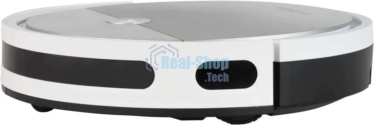 Робот-пылесос Starwind SRV4570 серебристый/белый, 15 Вт, 2000 мА·ч Li-Ion, уборка влажная/сухая, пылесборник контейнер 0.3 л