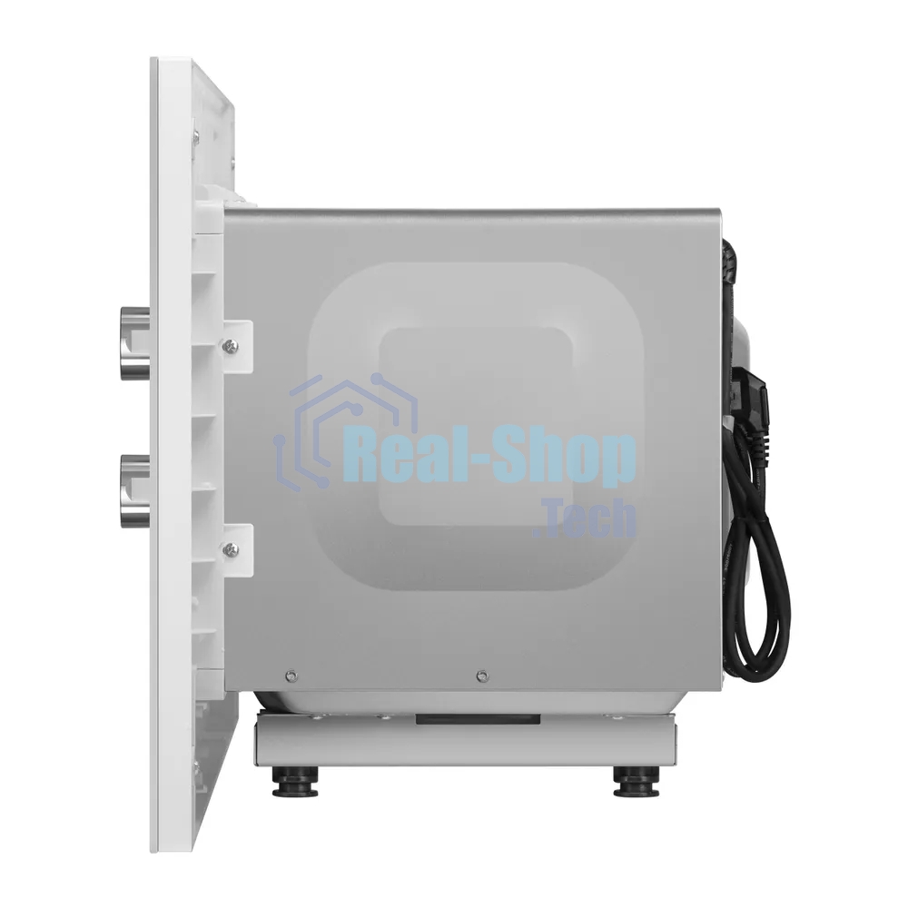 Микроволновая печь встраиваемая Maunfeld JBMO725WH01 белый, 20 л, 700 Вт, переключатели - поворотный механизм