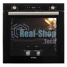 Электрический духовой шкаф Simfer B6EB56026, встраиваемый, черный