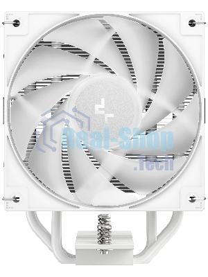 Кулер для процессора DEEPCOOL AG400 WH ARGb V2 белый 120мм алюминий+медь 2100rpm 31.6db 4-pin 220W 152мм