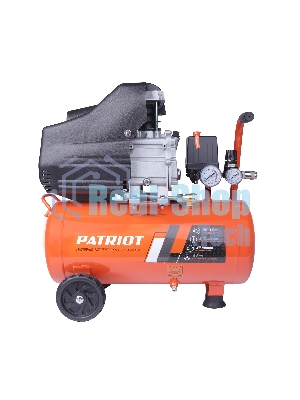 Компрессор поршневой Patriot Optima Euro 24-240K2 масляный 240л/мин 24л 1500Вт оранжевый/черный