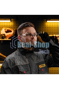 Очки защитные Denzel открытые, поликарбонатные, прозрачная линза