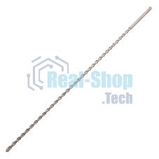 Бур по бетону Denzel двойная спираль, Cobalt W-tip, 10x600 мм, SDS PLUS