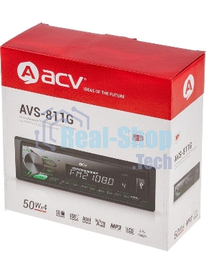Автомагнитола ACV AVS-811G, 1 DIN, USB Type-A, AUX