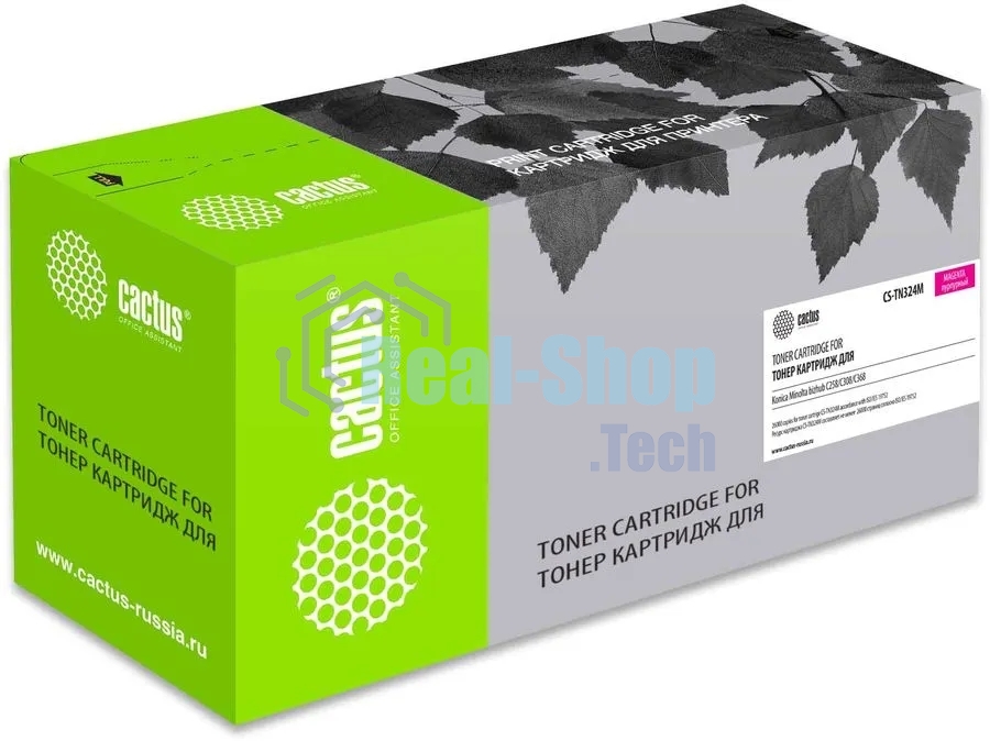 Картридж лазерный Cactus CS-TN324M пурпурный (26000 стр.) для Konica Minolta bizhub C258/C308/C368