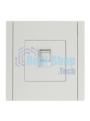 Розетка компьютерная RJ45 кат.6 IEK FORTE&PIANO FP231 белый
