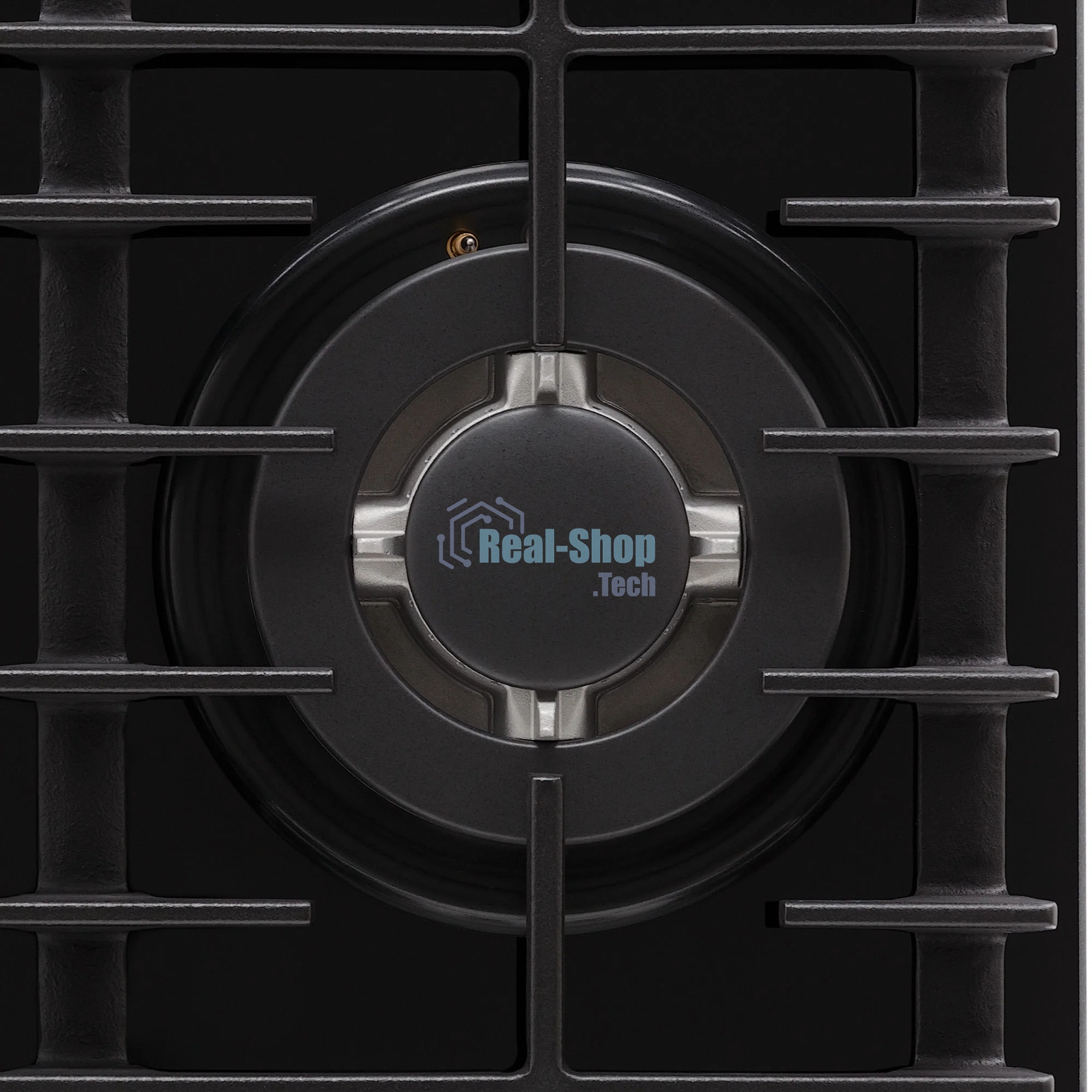 Газовая варочная поверхность Krona HAGEL 45 BL W черный