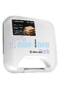 Сэндвичница BRAYER BR2203WH 750 Вт, белый