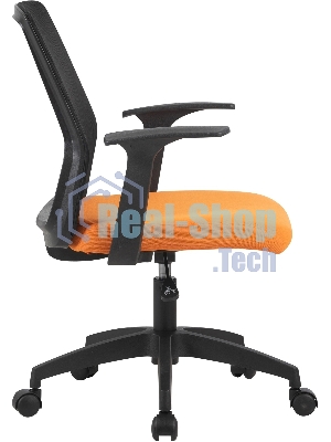 Кресло Cactus CS-MC222-BKOR черный, сетка, 100 кг