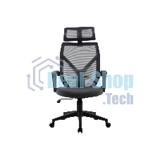 Кресло компьютерное Cactus CS-MC414-BK черный, сетка/ткань