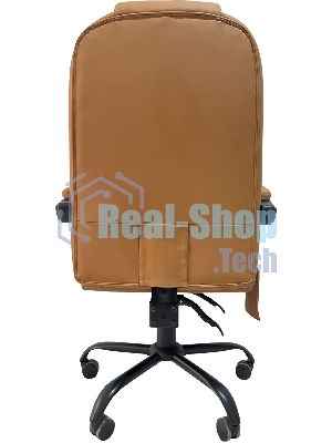 Кресло Cactus CS-CHR-OC05M-BR бежевый, экокожа, подголовник