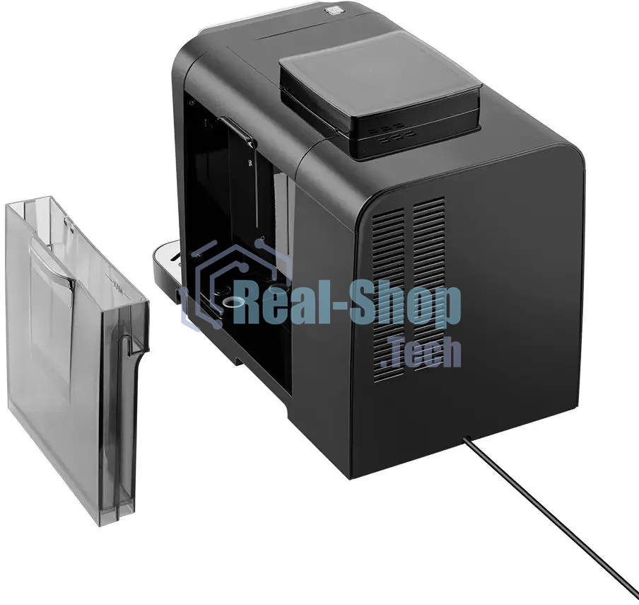 Кофемашина автоматическая Kitfort КТ-7472 черный, исп. кофе - зерновой, 1.5 л, 1480 Вт, 19 бар