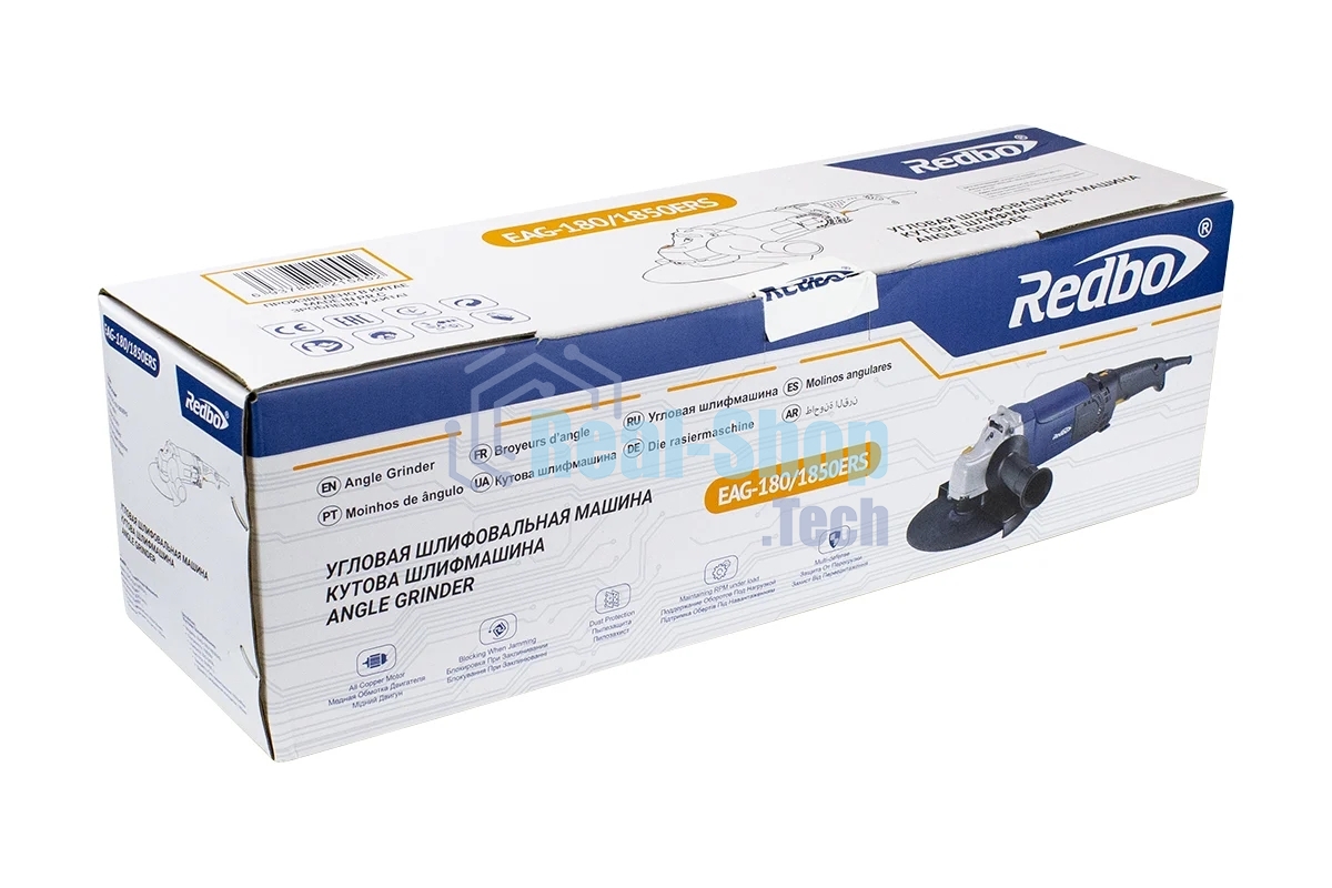 Угловая шлифовальная машина Redbo EAG-180/1850ERS