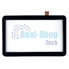 Сенсорное стекло (тачскрин) для Irbis TZ142. черное с рамкой