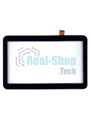 Сенсорное стекло (тачскрин) для Irbis TZ142. черное с рамкой